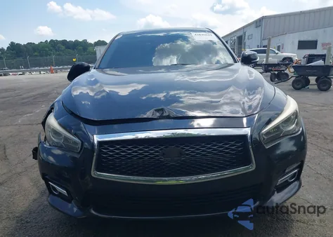 2016 Infiniti Q50 3.0T Premium z USA, uszkodzony, nr VIN JN1EV7AP2GM300415